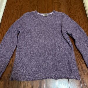 L.L. Bean Lavender Knit Top